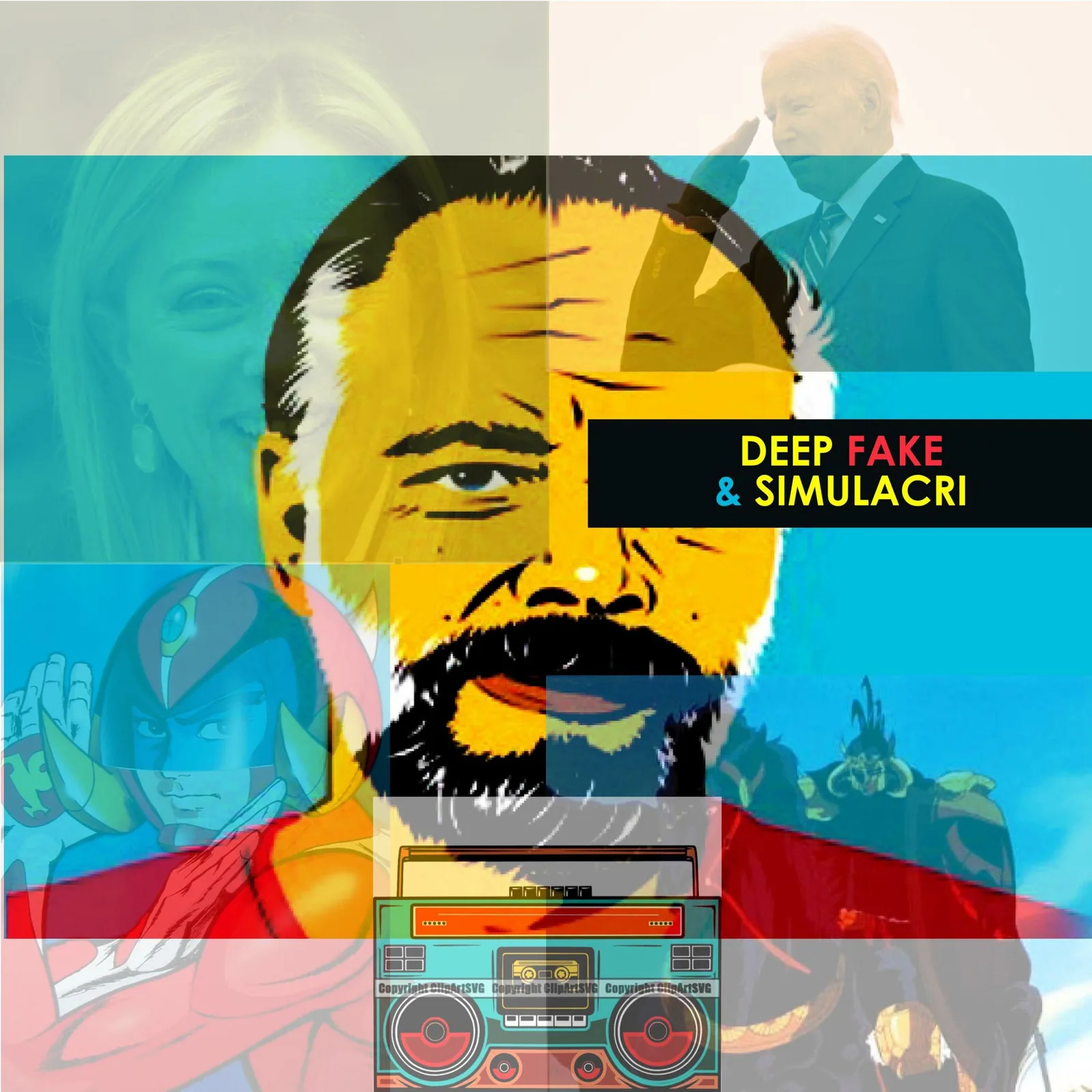 Barry Convex — Deep Fake & Simulacri, copertina dell'album